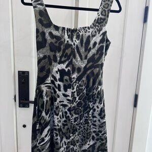 JAYGODFREY animal print sheath mini dress NWT size 6